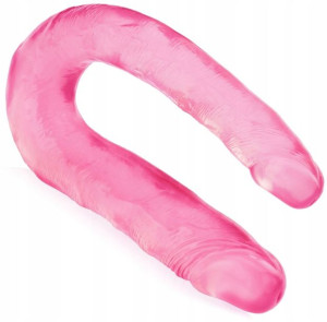 Podwójny Penis Dong Żelowe Dildo Analne I Pochwowe