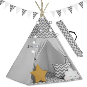 Namiot Dla Dzieci Tipi Domek Poduszki Światełka