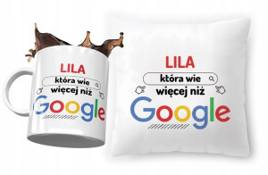 Zestaw Dla Liliany Poduszka + Kubek na Prezent