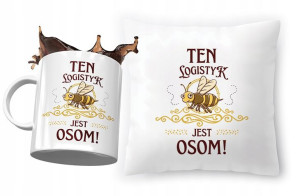 Zestaw Dla Logistyka Poduszka + Kubek na Prezent