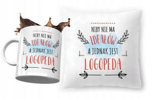 Zestaw Dla Logopedy Poduszka + Kubek Prezent