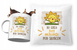 Zestaw Dla Luizy Poduszka + Kubek na Prezent