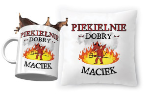 Zestaw Dla Maćka Poduszka + Kubek na Prezent