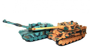 Zestaw wzajemnie walczących czołgów M1A2 Abrams i German Tiger v2 2.4GHz 1: