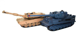 Zestaw wzajemnie walczących czołgów M1A2 Abrams i German Tiger v2 2.4GHz 1: