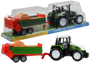 Duży Traktor z Przyczepą  Akcesoria Ciągnik 65 cm