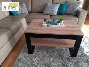 Ława Stolik Kawowy Do Salonu Loft K3 Dąb Artisan