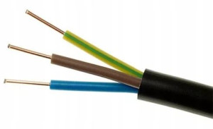 Kabel ziemny YKY 3x1,5 do ziemi CENA ZA METR