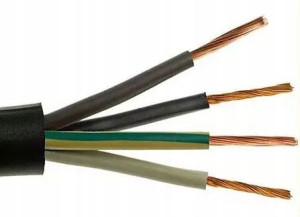 Przewód Kabel w gumie elastyczny OW H05RR-F 4x1,5