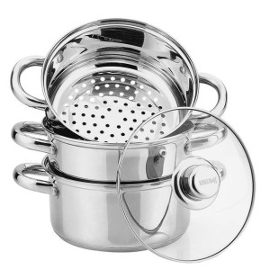Garnki Do Gotowania Na Parze 7l 4 Ele 20cm Kinghoff Kh-3321
