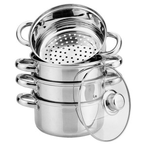 Garnki Do Gotowania Na Parze 2.5l 18cm 5 Ele. Kinghoff Kh-3317