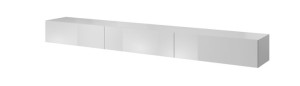Szafka RTV VIGO SLANT 300cm (3x100) biały/biały poł