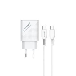 Savio Ładowarka Sieciowa Usb Quick Charge Power Delivery 3.0 18w 1m Cable L