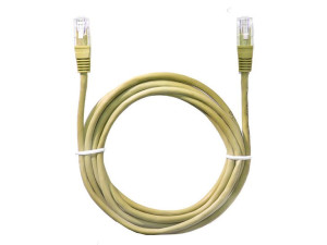 Przyłącze patchcord utp  1,0m żółty