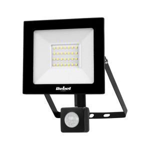 Reflektor LED Rebel 20W  z sensorem zmierzchu i ruchu 4000K (28x2835 SMD),