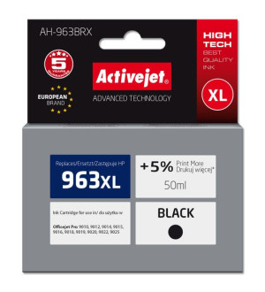 Tusz Activejet AH-963BRX (zamiennik HP 963XL 3JA30AE  Premium  2100 stron