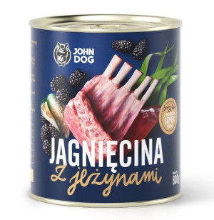 John Dog BERRY Adult jagnięcina z jeżynami 800g*6