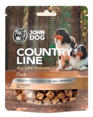 JOHN DOG przysmak Chunkies kaczka100g