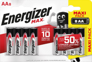 ENERGIZER BATERIA MAX AA LR6. 8 szt. Opakowanie ECO