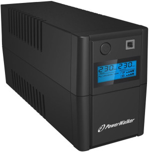 Power Walker Ups Line-in Vi 850 Shl 850va 2x Schuko, Rj11, Usb, Lcd