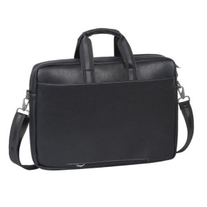Rivacase Torba Na Laptop 16" Orly, Czarna, Materiał Wodoodporny, Kieszenie