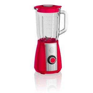 Blender stojący Swan RETRO SP20180RN (600W  kolor czerwony)