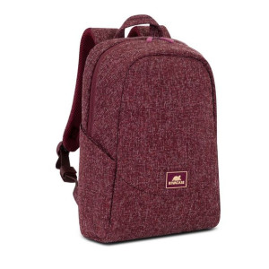 Rivacase Plecak Na Laptop 13,3" Anvik, Czerwony Burgund, Z Materiału Wodood