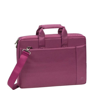 Rivacase Torba Na Laptop 15,6" Central, Fioletowa, Z Kieszeniami Na Tablet,