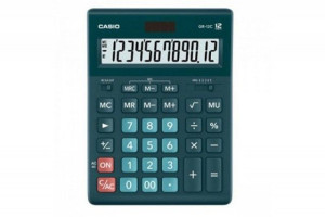 Casio Kalkulator Biurowy Gr-12c-dg Zielony, 12 Cyfrowy Wyświetlacz