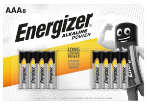 Baterie Energizer Alkaline Power Aaa Lr03 8 Sztuk
