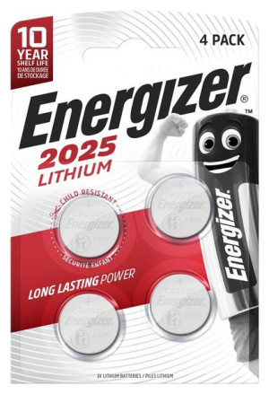 Baterie Energizer Specjalistyczne Cr2025 4 Sztuki