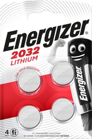 Baterie Energizer Specjalistyczna Cr2032 4 Sztuki 3v