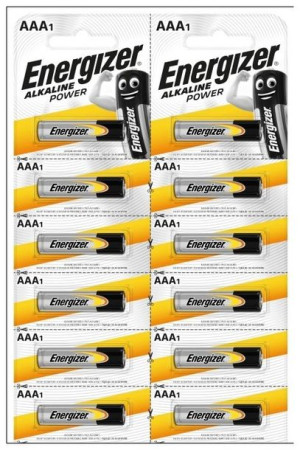 Baterie Energizer Alkaline Power Aaa Lr03 12 Sztuk