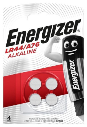Energizer Baterie Alkaline Specjalistyczna Lr44 A76 4 Sztuki 1,5v