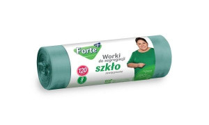 FORTE Worki do segregacji 120L 10szt zawiązywane SZKŁO