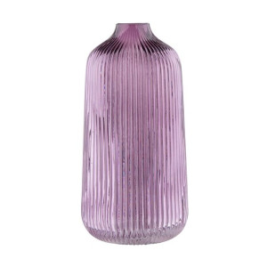 Wazon Szklany H 21 Cm Fioletowy (color Box)