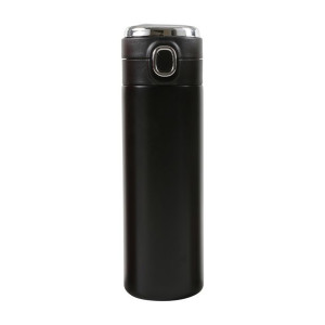 Kubek termiczny do herbaty i kawy z wyświetlaczem led czarny 420 ml