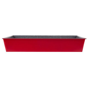 Forma blacha do pieczenia ciasta z powłoką nieprzywierającą 36 cm czerwona