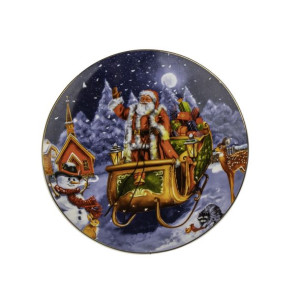 Talerz deserowy porcelanowy Christmas Story 20 cm