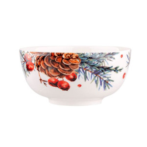Miska salaterka porcelanowa Cranberry 14 cm