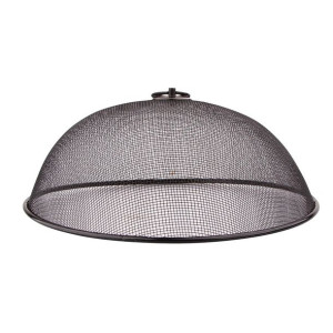 Siatka/osłona Metalowa Na Owoce Śr. 28 Cm Czarna (altomdesign)