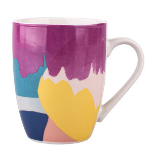 Kubek do kawy i herbaty porcelanowy Abstrakcja B 300 ml