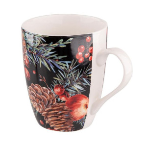 Kubek do kawy i herbaty porcelanowy Cranberry jasny 300 ml