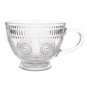 Filiżanka do kawy i herbaty szklana Daisy 430 ml