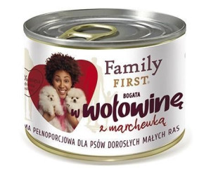FamilyFirst Bogata w wołowinę+marchewka small 200g