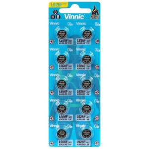 Vinnic Baterie Alkaliczne Guzikowe Mini G7/ag7/lr57 Blister 10 Sztuk L926f