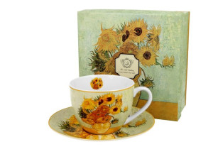 Filiżanka ze spodkiem 270 ml SUNFLOWERS by V. van Gogh