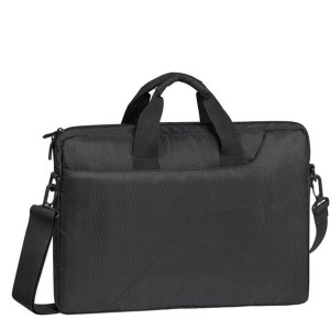 Rivacase Torba Na Laptop 15,6" Komodo, Czarna, Poliester, Kieszenie Na Tabl