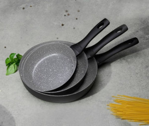 Patelnia 20cm z powłoką Ilag 340G GRANITEX GREY