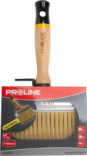Pędzel tapetowy prof. 140mm,rącz.drew.lakier.,uniw.,proline